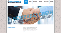 Desktop Screenshot of gewerbeverein-lenzburg.ch