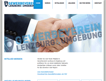 Tablet Screenshot of gewerbeverein-lenzburg.ch